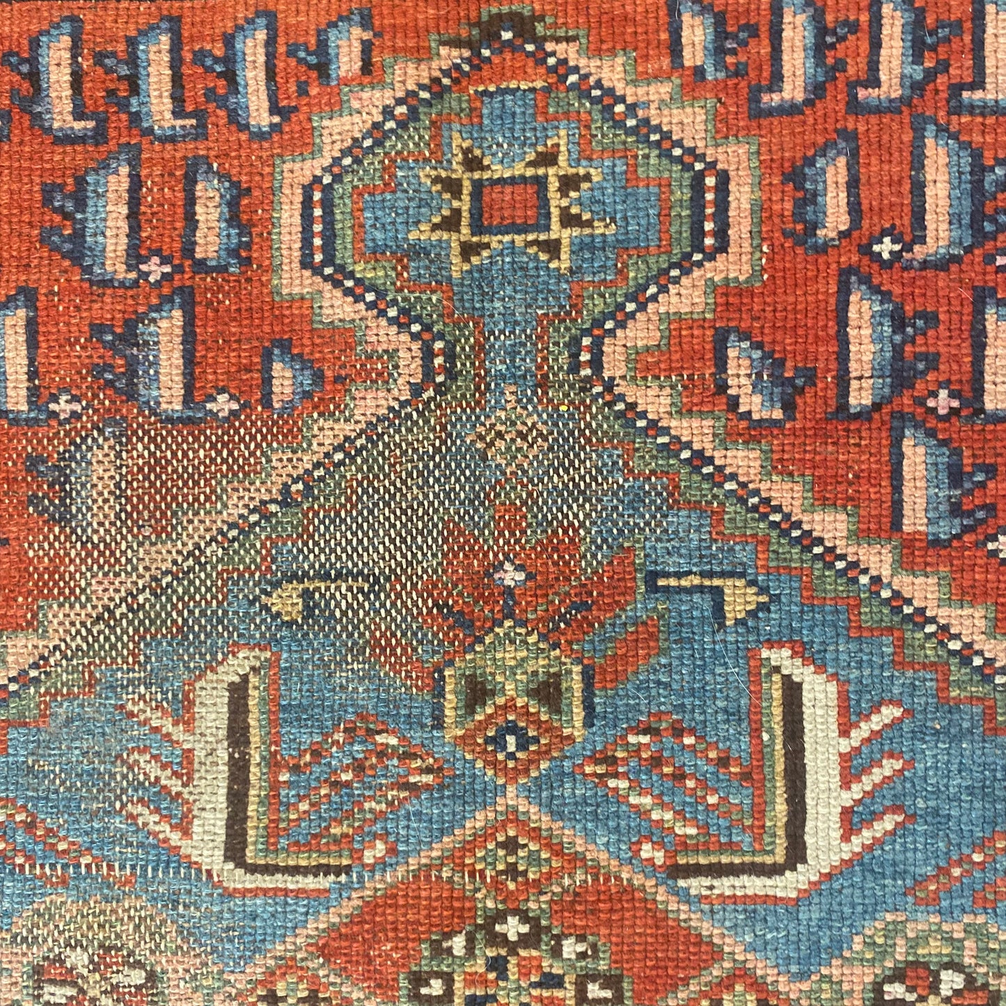 Vintage Rug, 3' 7 x 6' 4 Blue