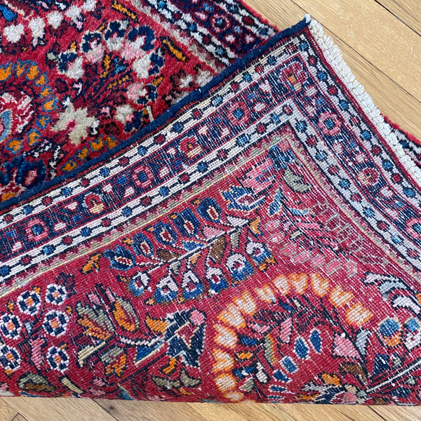 Vintage Rug, 2' 2 x 4' 1 Red