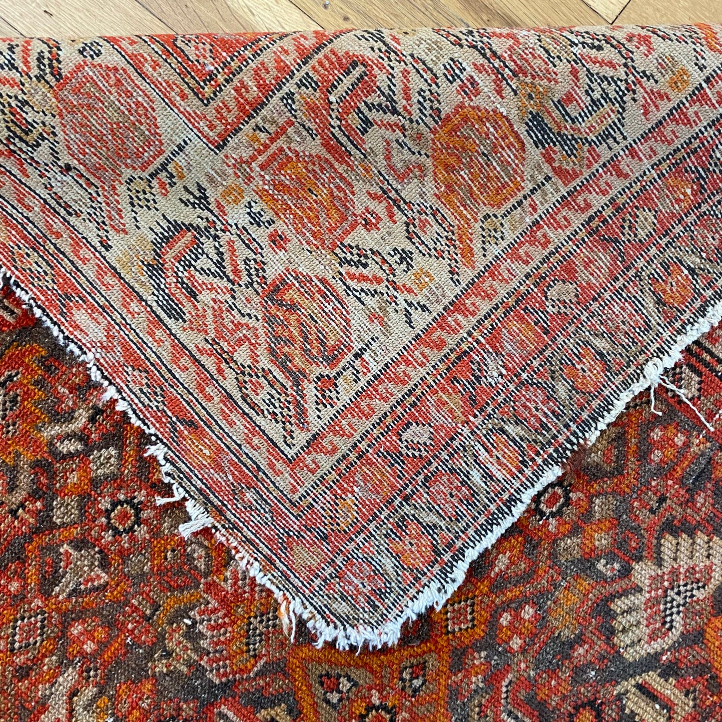 Vintage Rug, 4' 2 x 6' 2 Brown