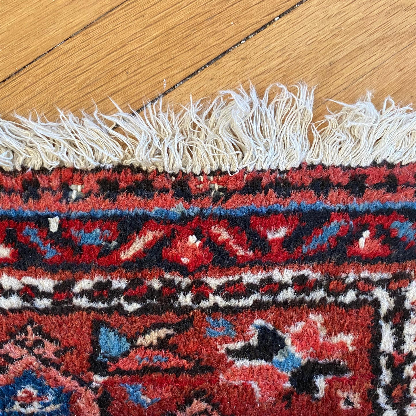 Vintage Rug, 2' 1 x 3' Red