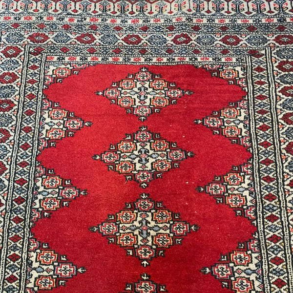 Vintage Rug, 3' 3 x 5' 3 Red