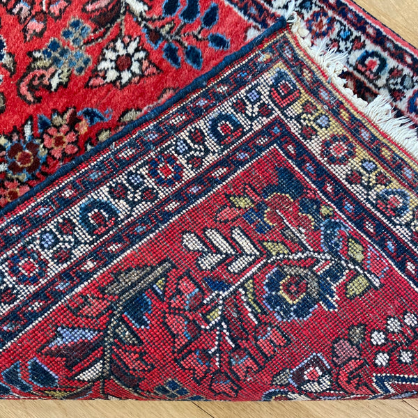 Vintage Rug, 2' x 2' 10 Red