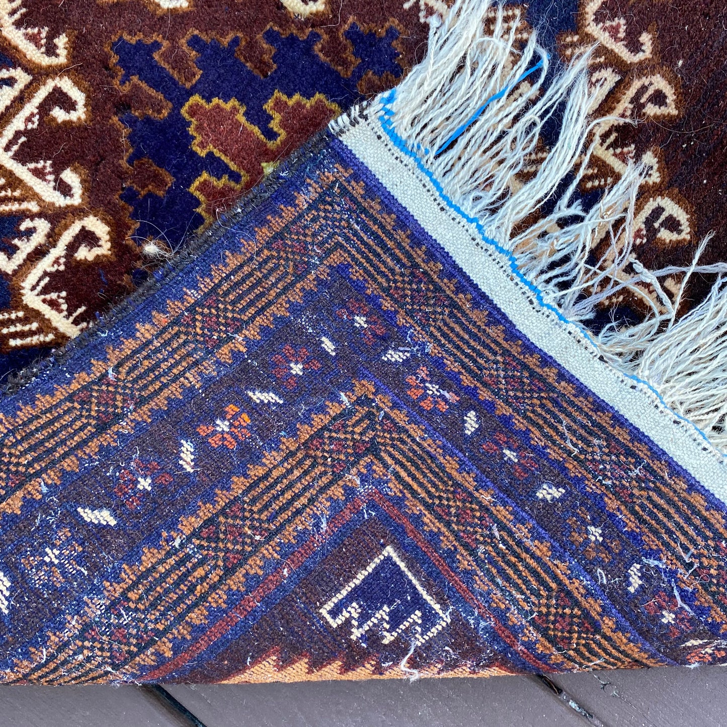 Vintage Rug, 3' x 5' 3 Brown