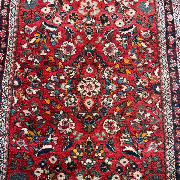 Vintage Rug, 2' 2 x 4' 3 Red