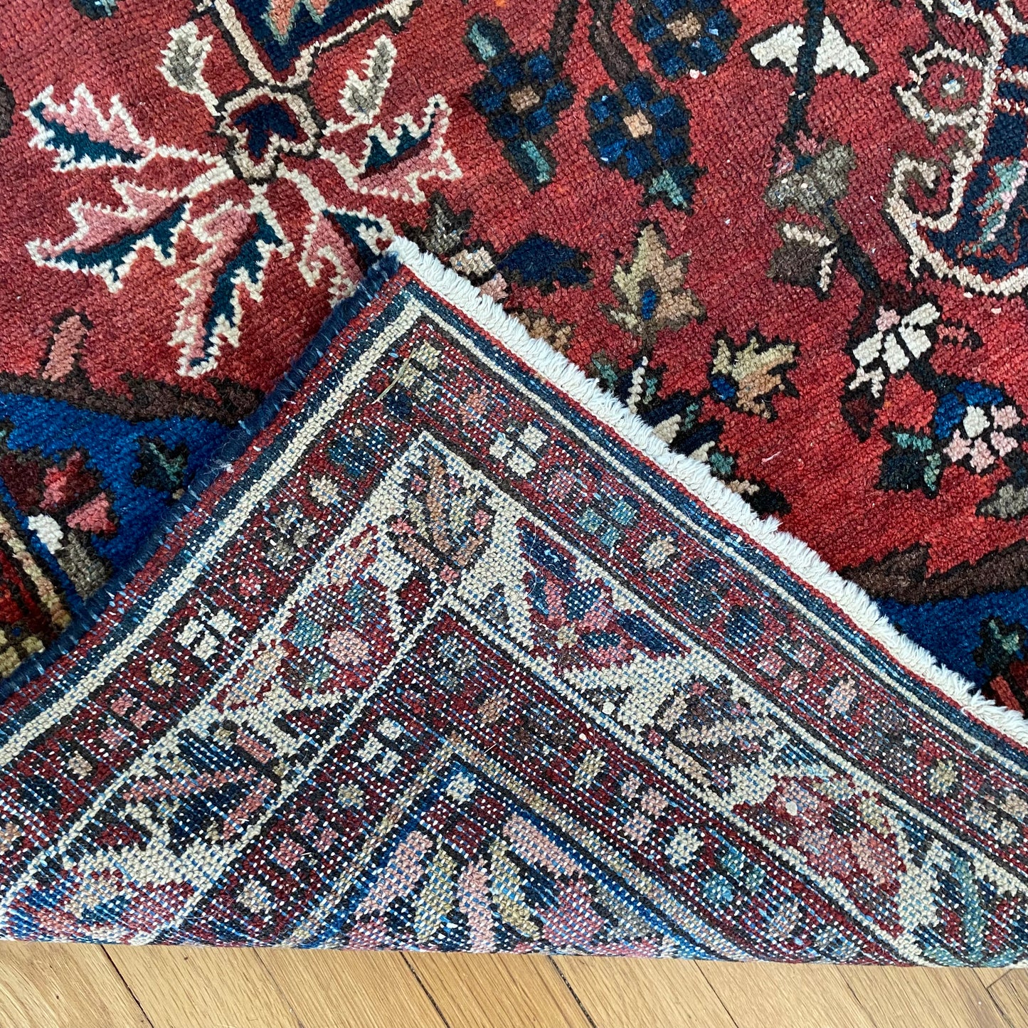 Vintage Rug, 5' 2 x 6' 9 Red