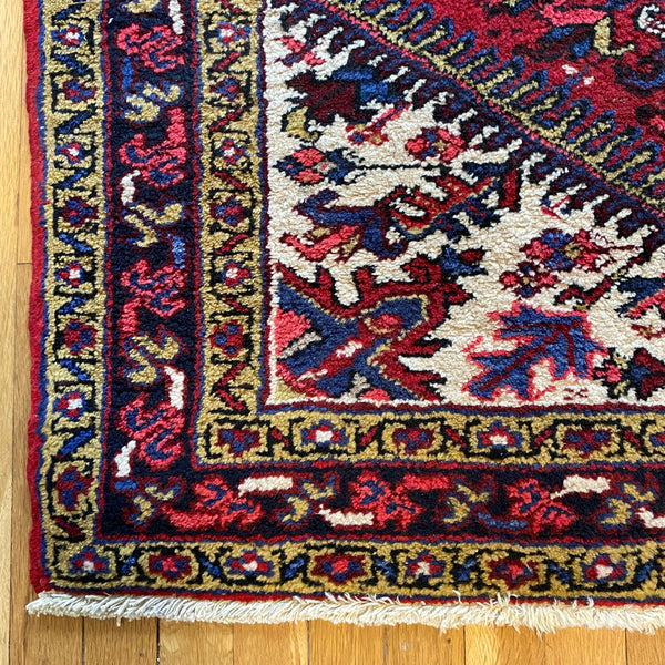 Vintage Rug, 3' 7 x 5' Red