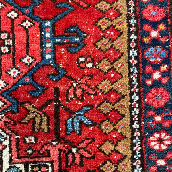 Vintage Rug, 2' 5 x 4' 2 Red by