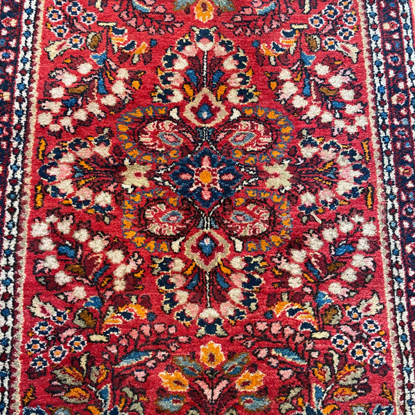 Vintage Rug, 2' 2 x 4' 1 Red