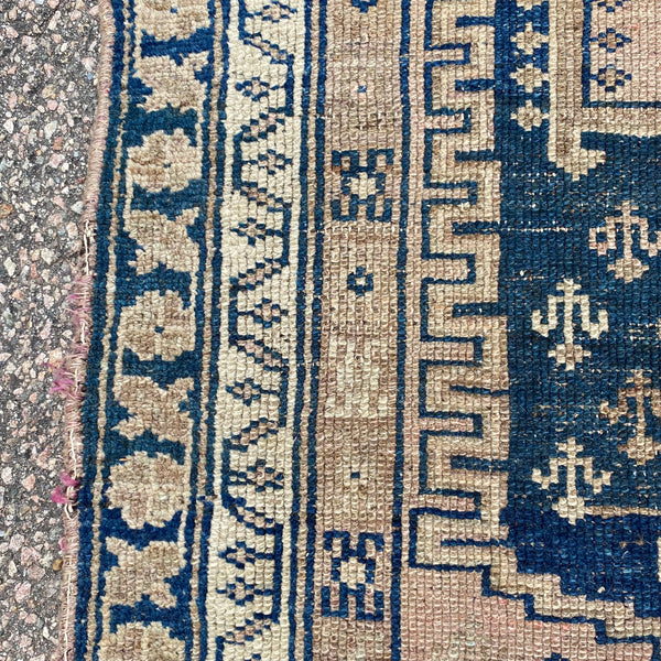 Vintage Rug, 3' 7 x 4' 11 Blue