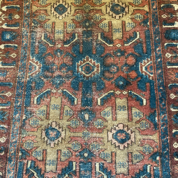 Vintage Rug, 3' 6 x 5' 11 Blue