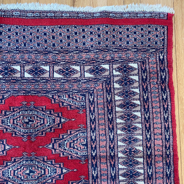 Vintage Rug, 3' 3 x 5' 1 Red