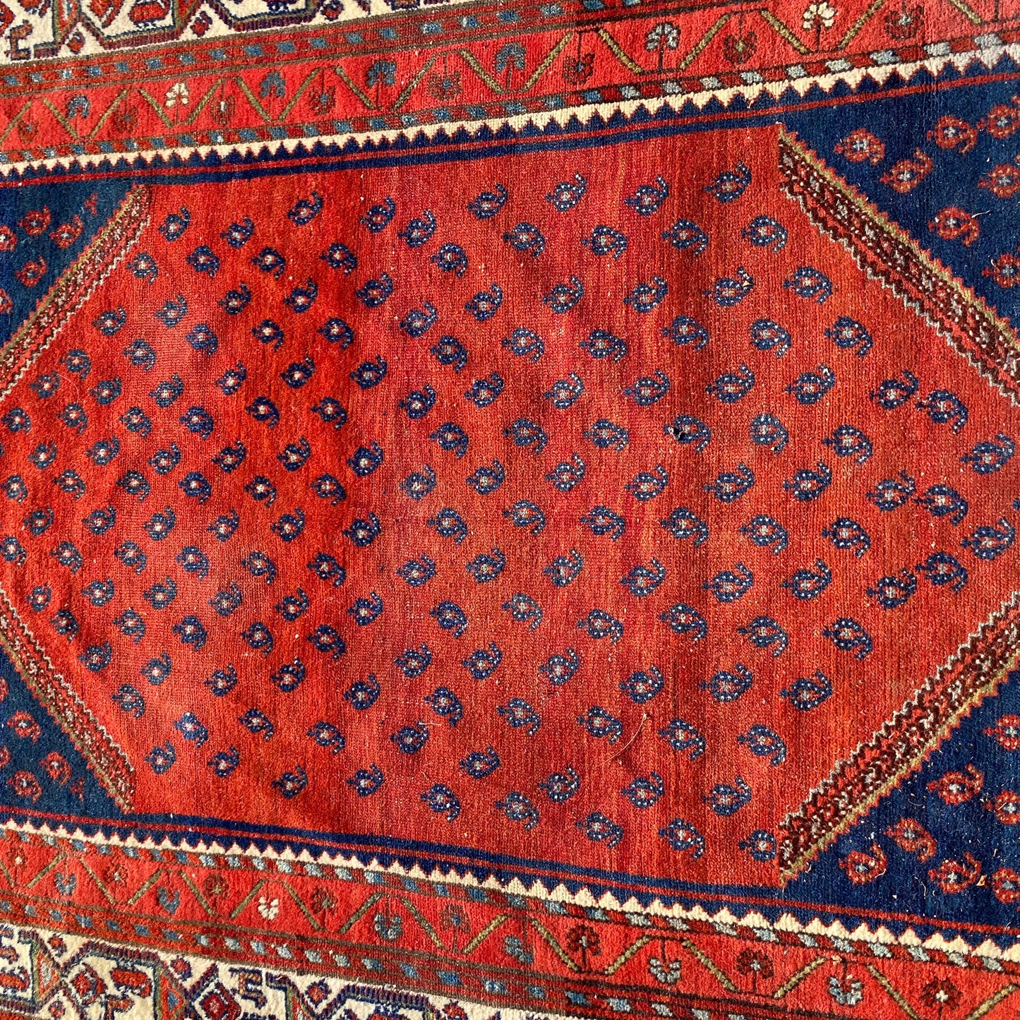 Vintage Rug, 4' 10 x 6' 5 Red