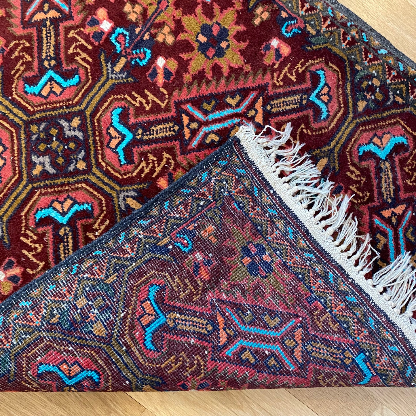 Vintage Rug, 2' 3 x 3' 11 Red