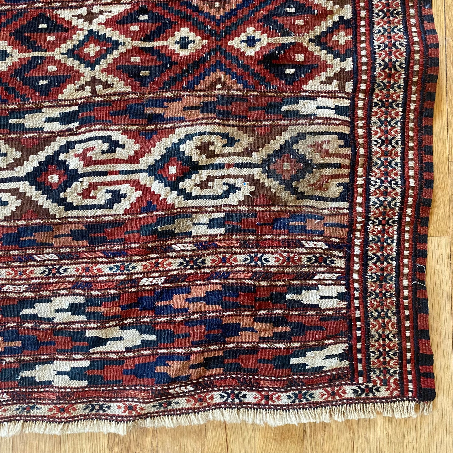 Vintage Rug, 3' 6 x 6' 9 Kilim