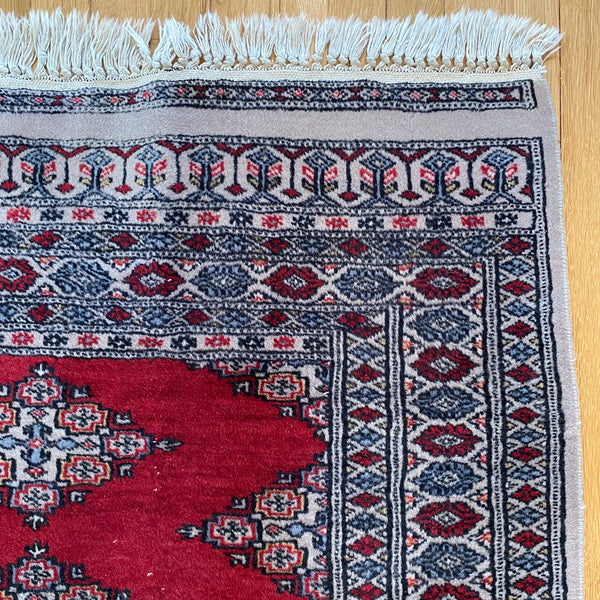 Vintage Rug, 3' 3 x 5' 3 Red