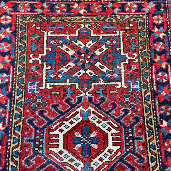 Vintage Rug, 3' x 4' 7 Red
