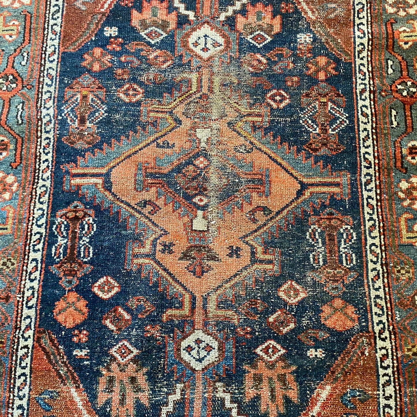 Vintage Rug, 3' 4 x 5' 5 Brown