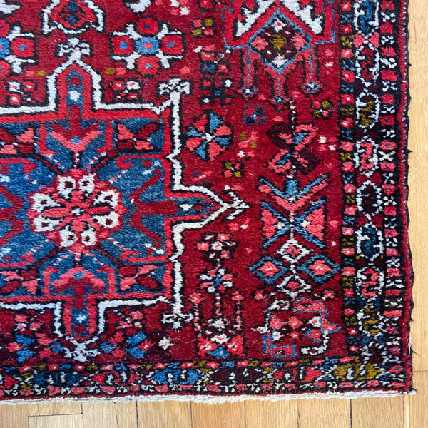 Vintage Rug, 2' 4 x 3' 11 Red