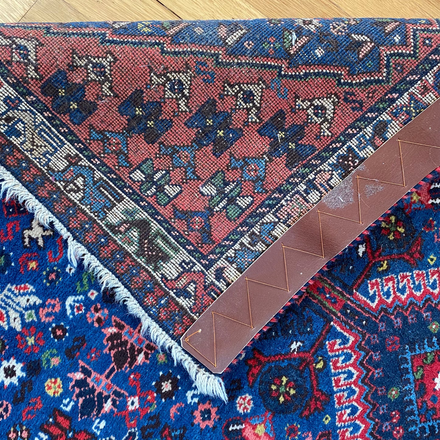 Vintage Rug, 2' 9 x 4' 3 Blue