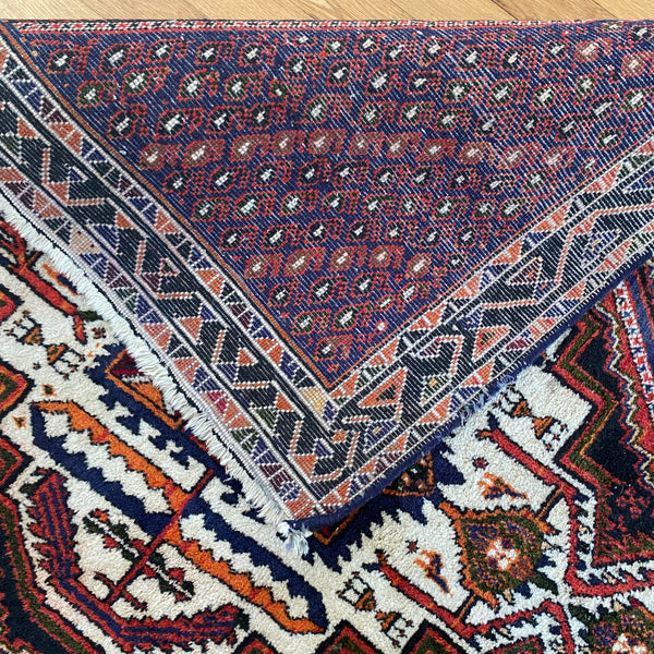 Vintage Rug, 3' 11 x 4' 10 Blue