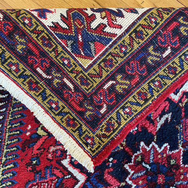 Vintage Rug, 3' 7 x 5' Red