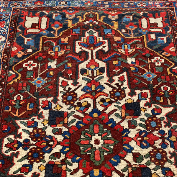 Vintage Rug, 4' 9 x 6' 11 Blue