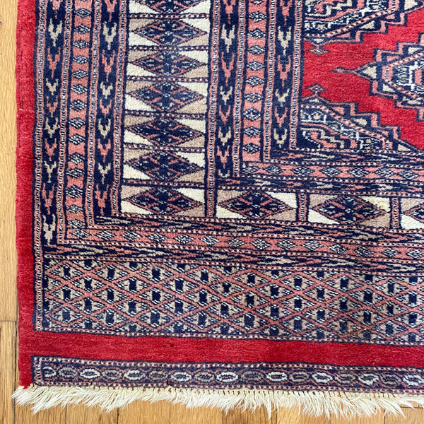 Vintage Rug, 3' 3 x 5' 1 Red