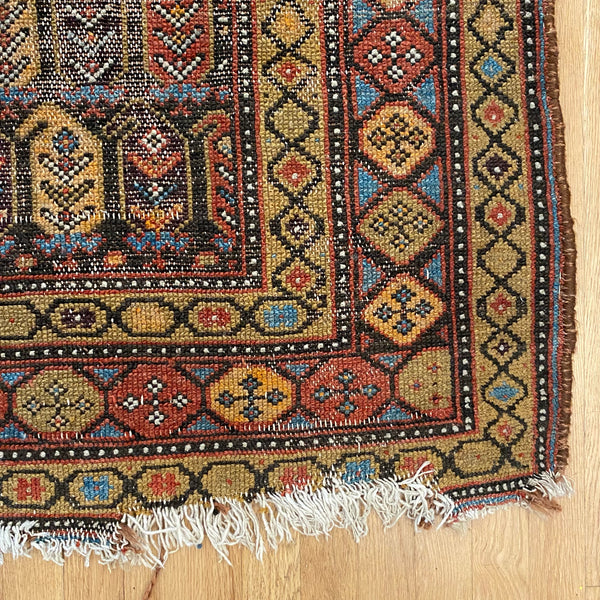 Vintage Rug, 3' 5 x 7' Brown