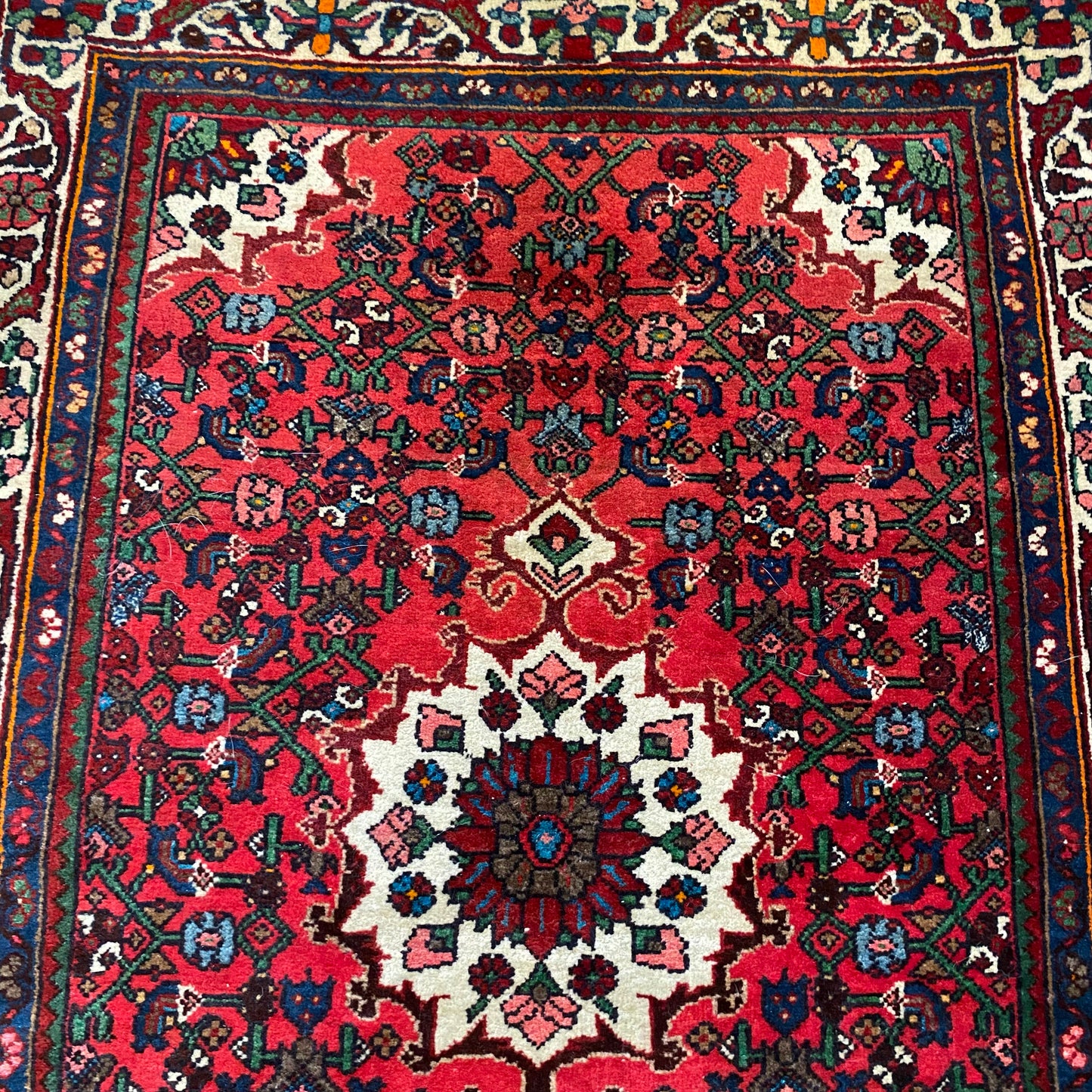 Vintage Rug, 2' 9 x 4' 5 Red