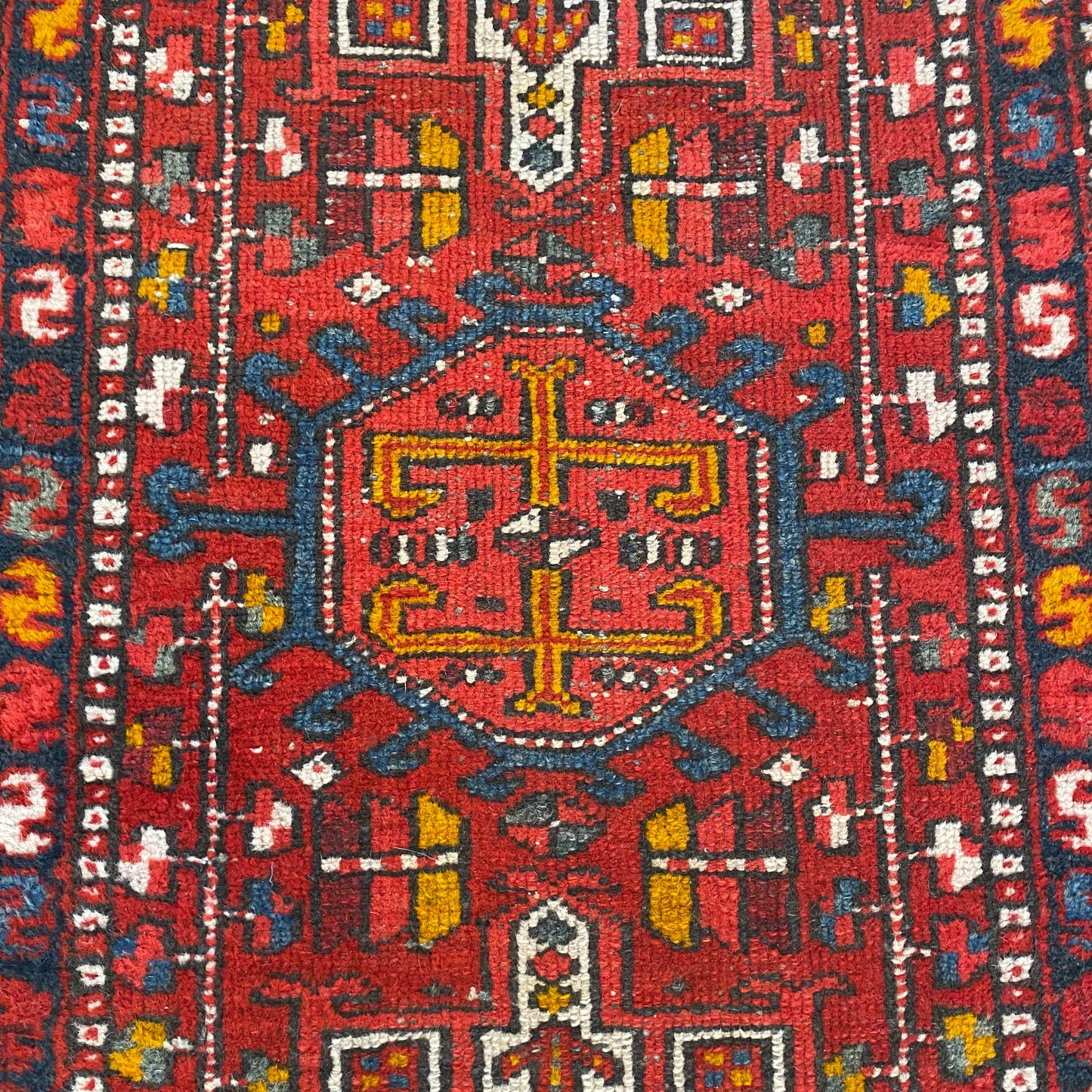Vintage Rug, 2' 3 x 4' 2 Red