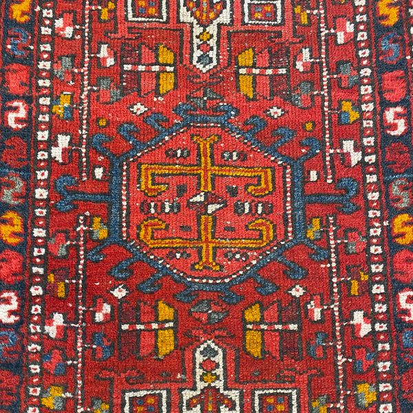 Vintage Rug, 2' 3 x 4' 2 Red