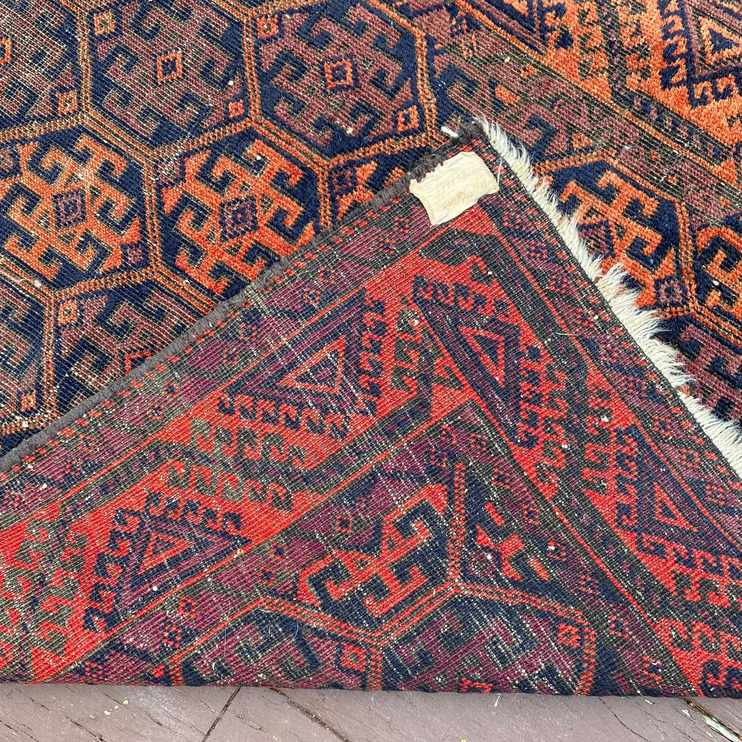 Vintage Rug, 2' 10 x 4' 8 Blue