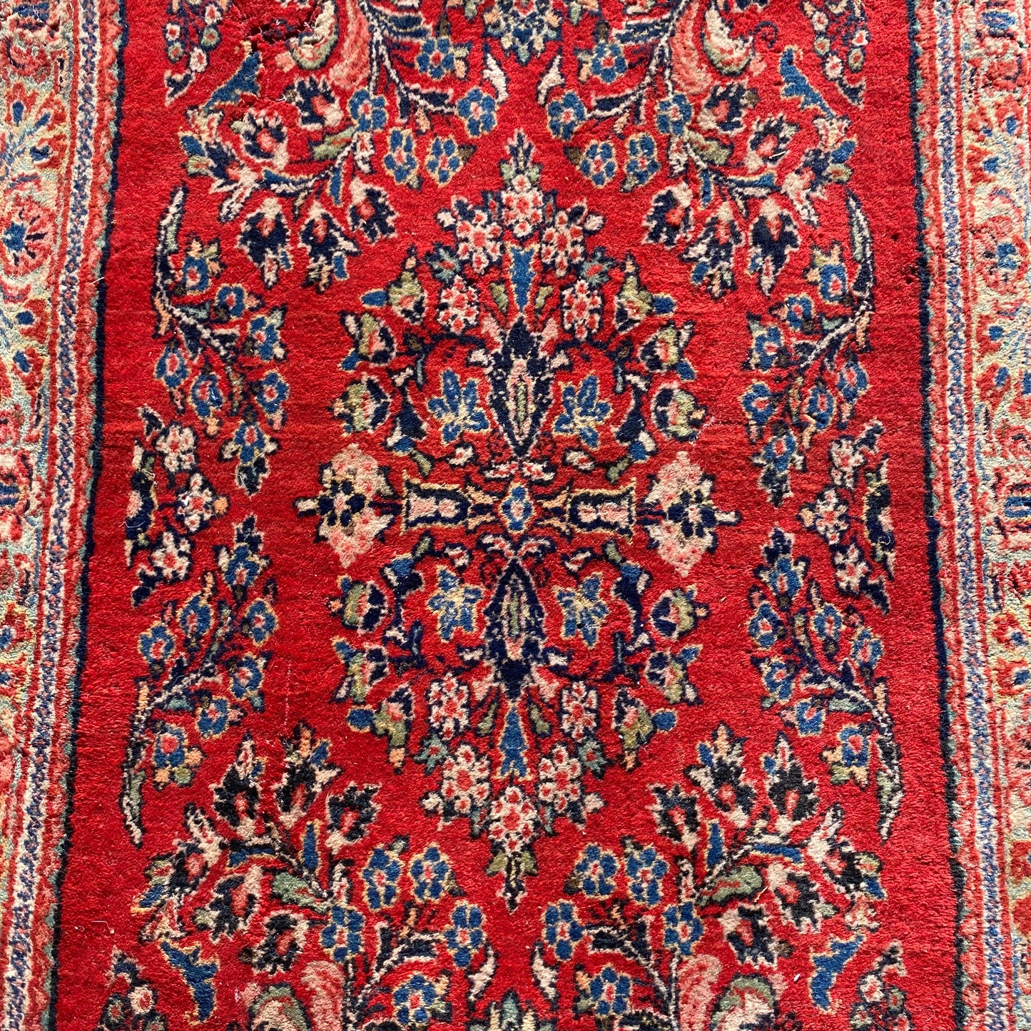 Vintage Rug, 2' 1 x 4' 1 Red - Jessie's Oriental Rugs