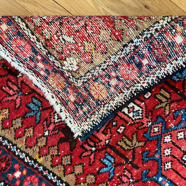 Vintage Rug, 2' 5 x 4' 2 Red by