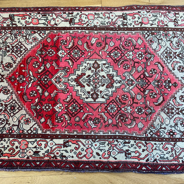 Vintage Rug, 2' 11 x 4' 9 Pink