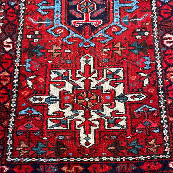 Vintage Rug, 2' 7 x 4' 5 Red