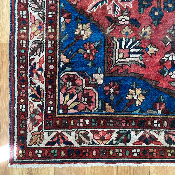 Vintage Rug, 5' 2 x 6' 9 Red