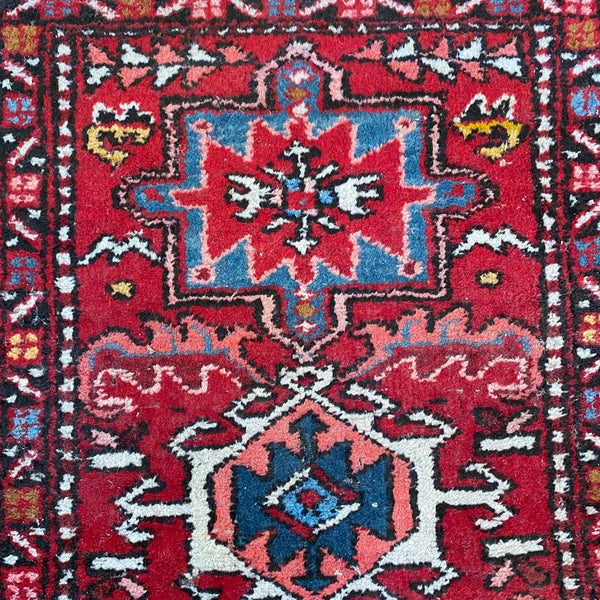 Vintage Rug, 1' 11 x 2' 11 Red