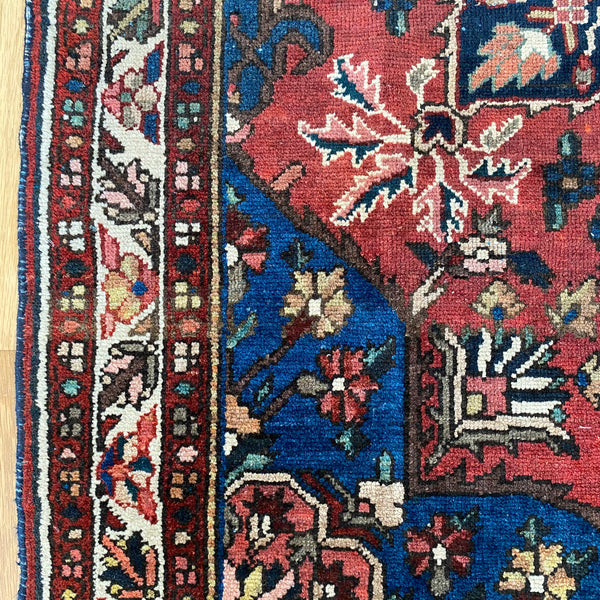 Vintage Rug, 5' 2 x 6' 9 Red