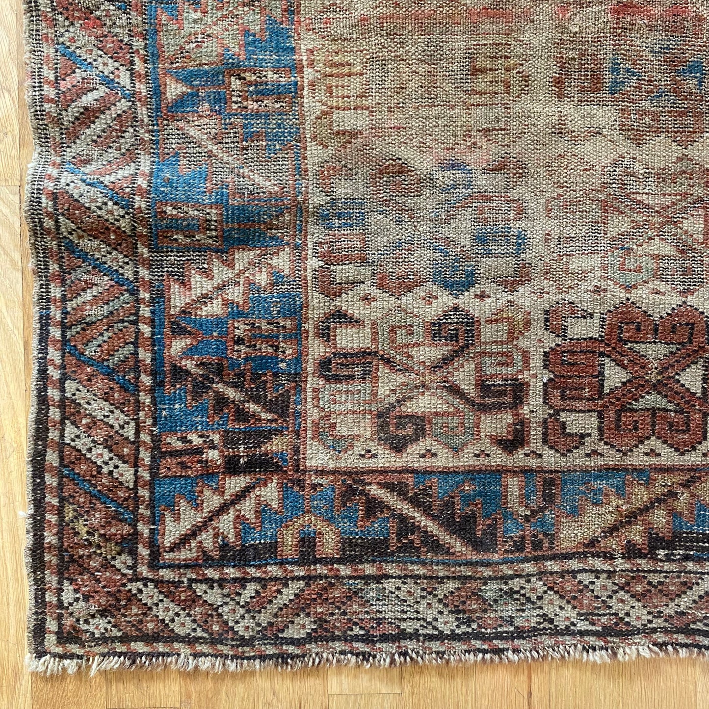 Antique Rug, 3' 2 x 5' 1 Beige
