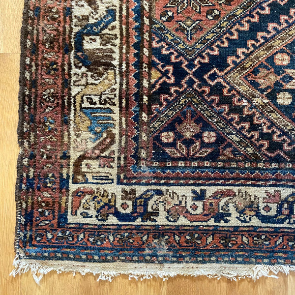 Vintage Rug, 3' 10 x 5' 11  Blue