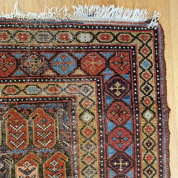 Vintage Rug, 3' 5 x 7' Brown
