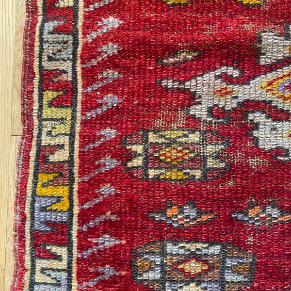 Vintage Rug, 1' 10 x 2' 5 Red