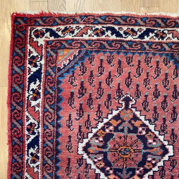 Vintage Rug, 2' 6 x 2' 11 Soft Red