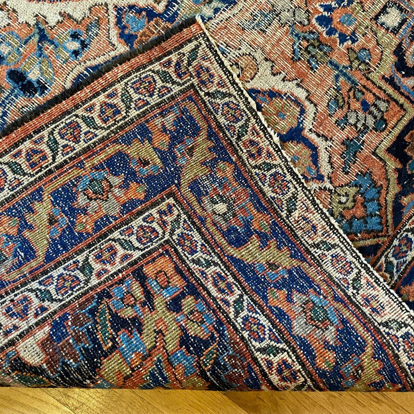 Vintage Rug, 4' 3 x 6' 4 Soft Orange