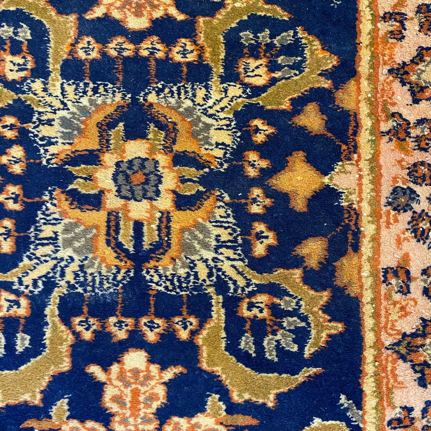 Vintage Rug, 2' x 3' 8 Blue - Jessie's Oriental Rugs