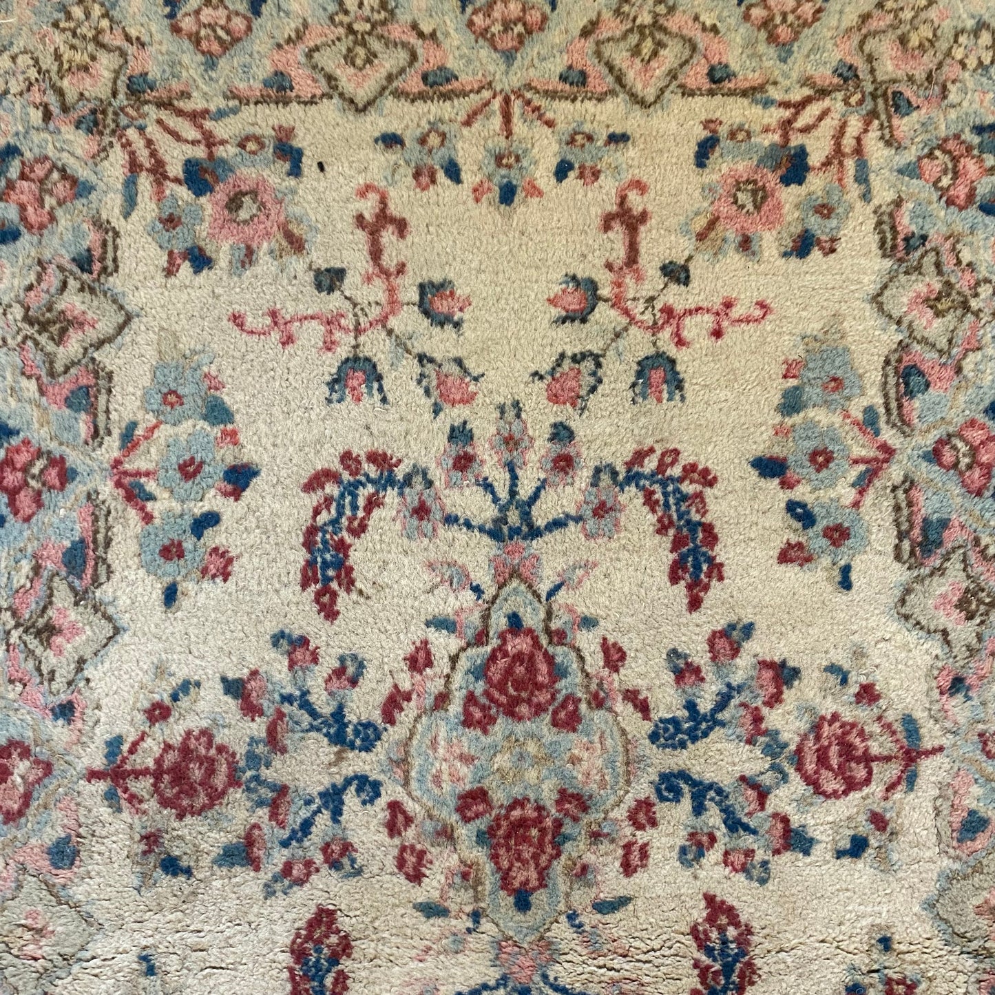 Vintage Rug, 1' 11 x 3' Cream