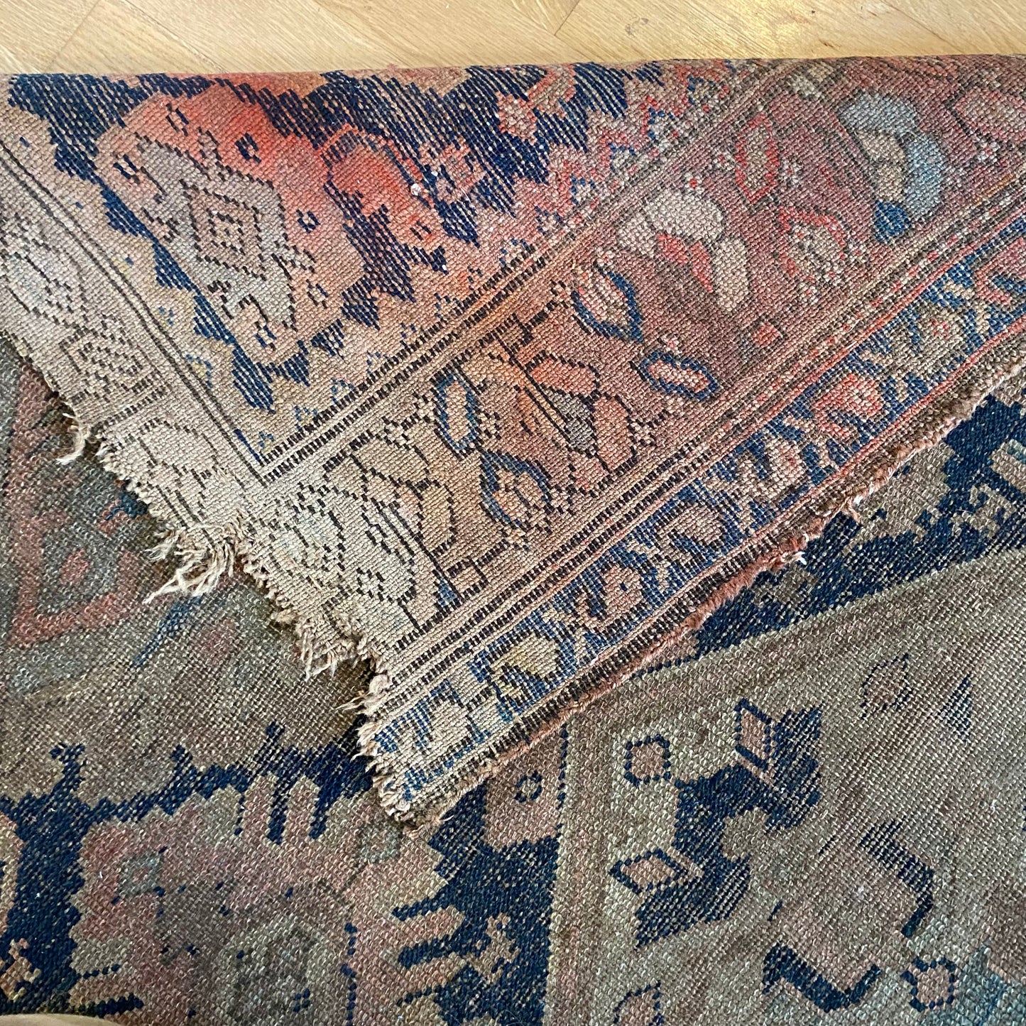 Vintage Rug, 3' 7 x 6' 1 Blue - Jessie's Oriental Rugs
