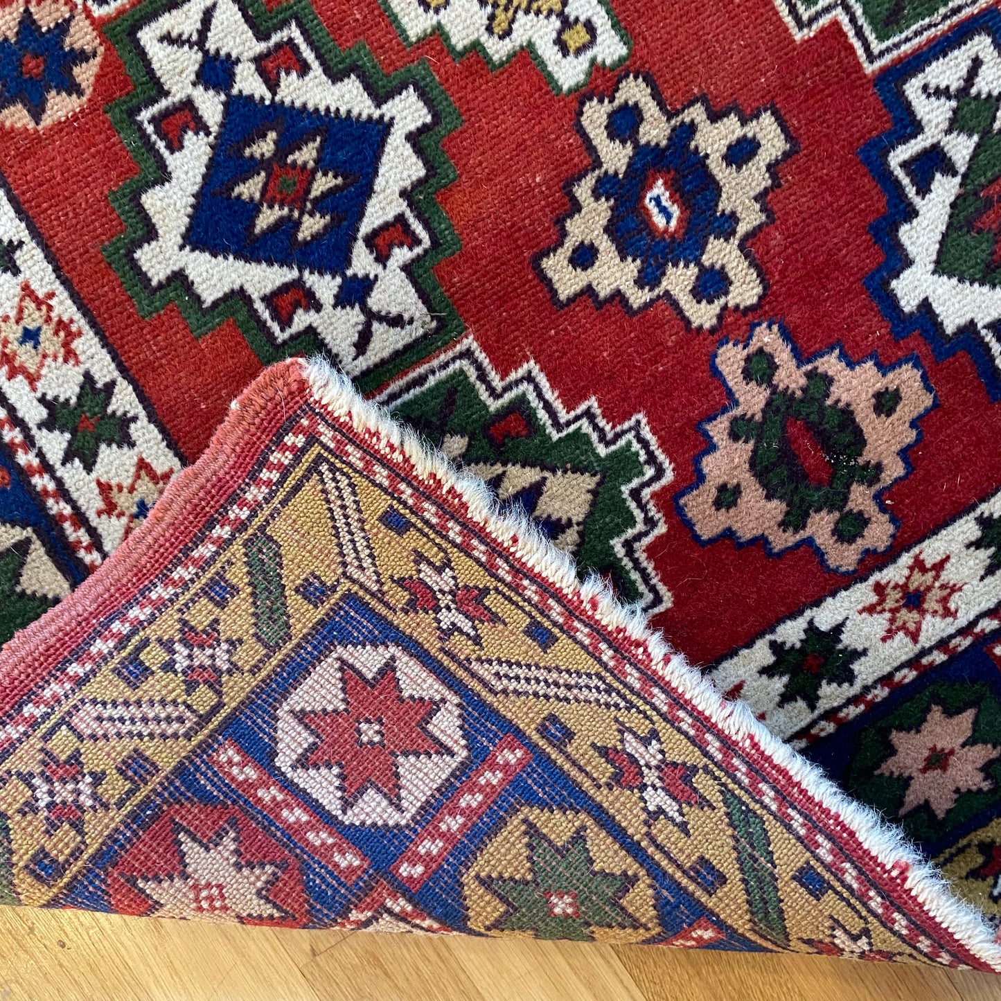 Vintage Rug, 3' 9 x 5' 5 Red