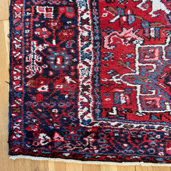 Vintage Rug, 3' 7 x 5' Red